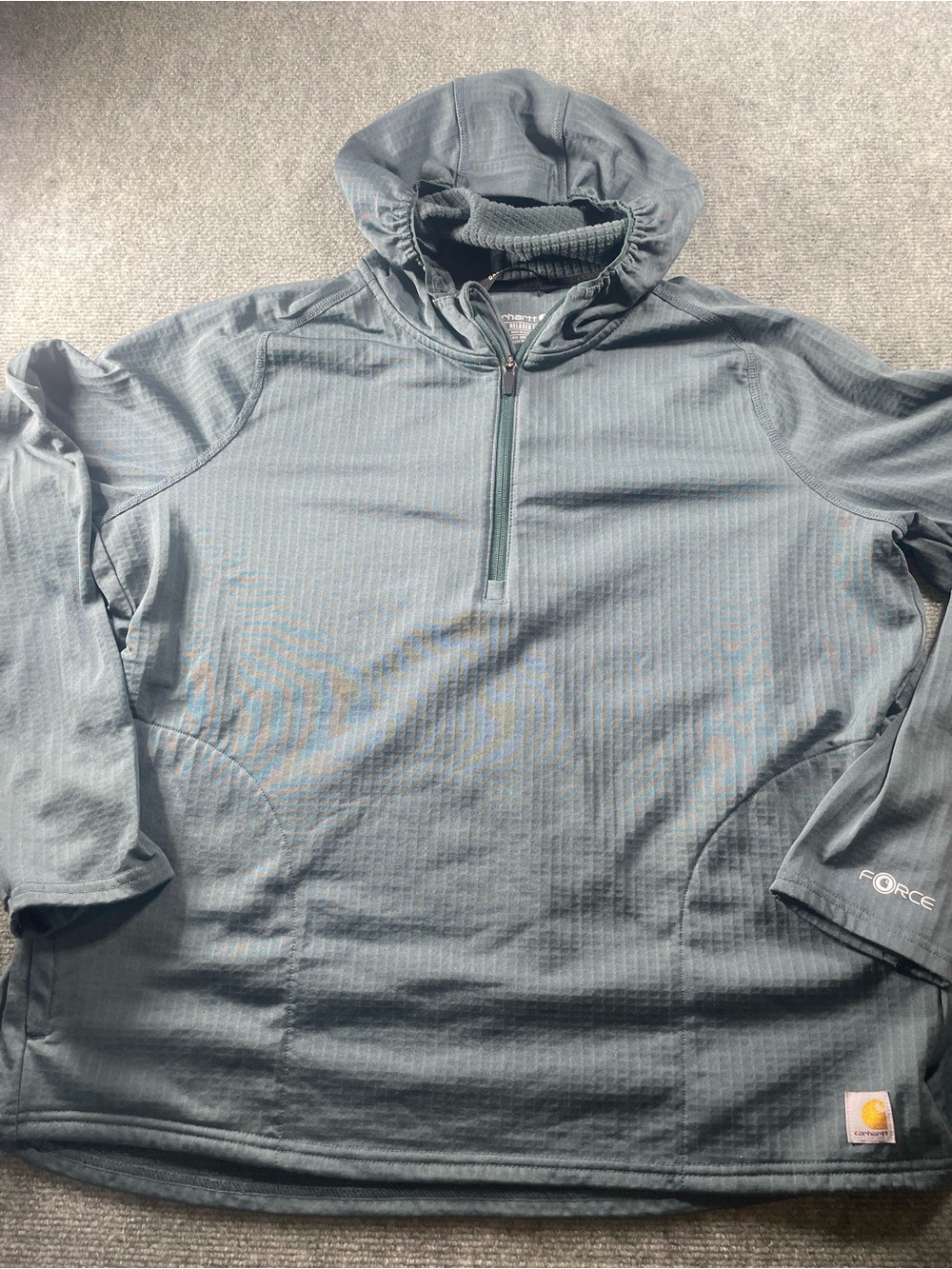 Carhartt Force Half-Zip‎ Pullover in Green